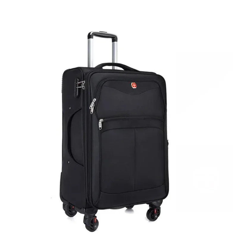 TRAVEL TALE 20"24"28"32" Inch Expandable Oxford Waterproof Travel Suitcase Soft Large Trolley Rolling Luggage Bag On Wheels