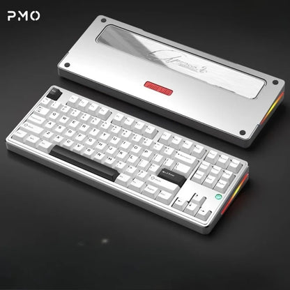 PMO Aurora80 Mechanical Keyboard Wireless Tri-mode Gasket/TOP Hot-Swap RGB Custom Aluminum Office Gaming Keyboard PC...