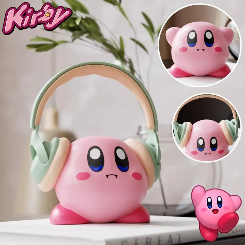 Kirby Cartoon Headphone Stand Anime Home Office Decoration Display Headset Holder Creative Ornaments Earphone Bracket Organizer