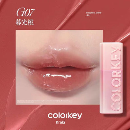 Colorkey Kelaqi Water Wave Lip Essence Lip Gloss Lip Gloss Mirror Lip Lacquer Water Light Lip Gloss Nourishing Lipstick