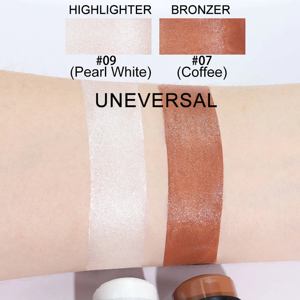 Highlighting&Bronzer Stick Face Brightening Blusher Rouge Concealer Pen Long Lasting Corrector Nose Shadow Contouring Cosmetics