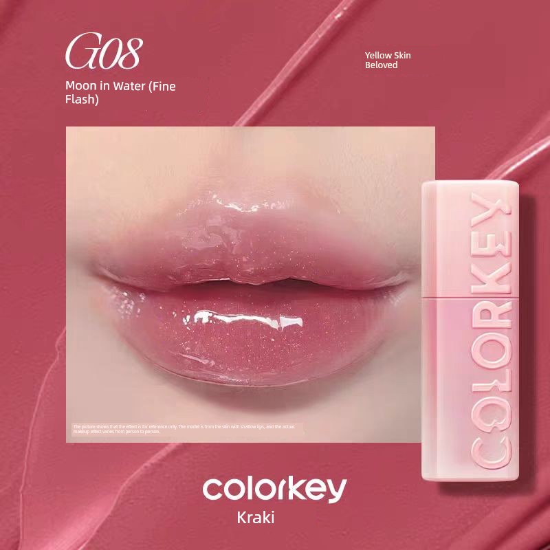 Colorkey Kelaqi Water Wave Lip Essence Lip Gloss Lip Gloss Mirror Lip Lacquer Water Light Lip Gloss Nourishing Lipstick
