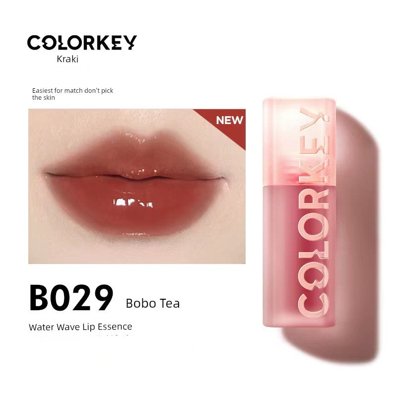 Colorkey Kelaqi Water Wave Lip Essence Lip Gloss Lip Gloss Mirror Lip Lacquer Water Light Lip Gloss Nourishing Lipstick