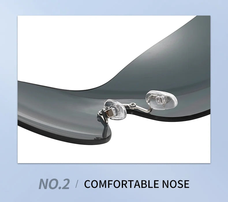 Fashion Sunglasses for Women Men Trendy Shield Wrap Around Sunglasses Oversized Fashion Frameless Sun Glasses