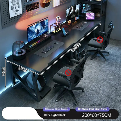 Modern Double Computer Desks Home Desktop E-sports Gaming Table Bedroom Simple Desk Student Study Tables Office Furniture N