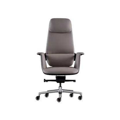 Wendy Italian Minimalist Chair Leather Boss Study Computer Office Comfortable Chair President Swivel Cowhide Chaisse Furniture - Kimlud