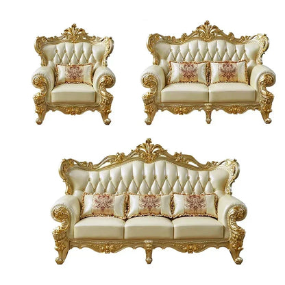 Large Filler Golden Sofas Wood Design Reclining Designer Luxury Couch Lounges Modular Nordic Canape Salon Furniture Home - Kimlud