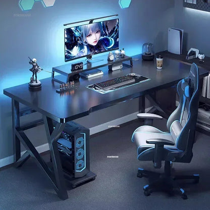 Nordic Computer Desks for Internet Cafe Gaming Desks Bedroom Study Reading Table Simple E-sports Table for Home Office Furniture