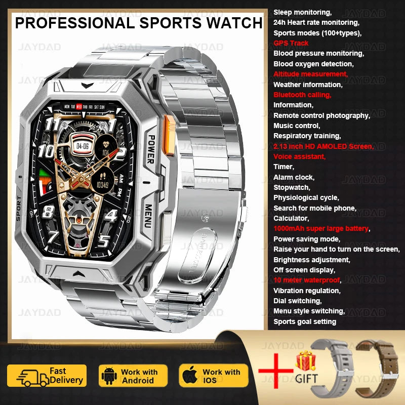 2025 New For Huawei Original Premium GPS Smart Watch Men Ultra HD Screen 1000MAH Battery BT Call 10ATM Waterproof Smart Bracelet