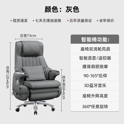 /Modern Office Chair Electric Massage Luxury Ergonomic Executive Footrest Boss Chair Comfortable Sillas De Oficina Furniture - Kimlud