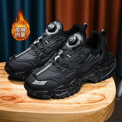 men boots 2025 New Winter Slippers Warm Men Shoes Waterproof Non-Slip Plush Sneakers Male tenis shoes Boots Men Sneakers Winter - Kimlud