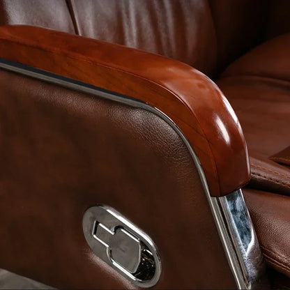 Retro Executive Leather Chair Armchairs Editor Choises Fashion Aluminium Office Chair Working Relax Silla Escritorio |...