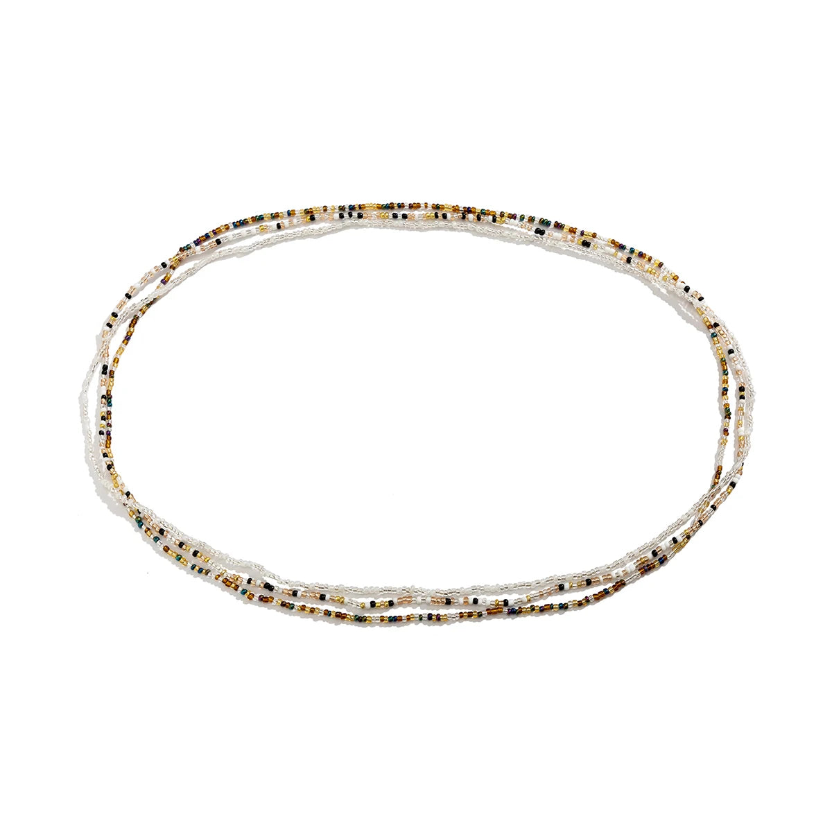 Ingemark 3Pcs Bohemia Waist Bead Belly Belt Chains for Women Wed Bridal Sexy Summer Bikini Elastic Body Jewelry Y2K Accessories - Kimlud