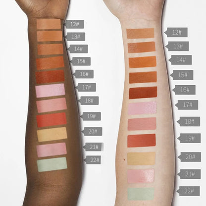 Pudaier Make-up Concealer 22Color Liquid Concealer Perfect Cover Pore Dark Circles Oil-control Waterproof Liquid Face Foundation