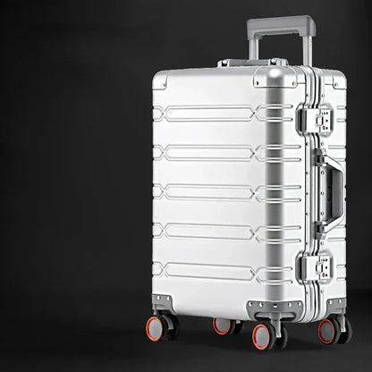 Travel Bags Rolling Luggage Luggage 20‘’Carry-On Cabin Suitcase  Aluminum-magnesium Alloy Travel Suitcase