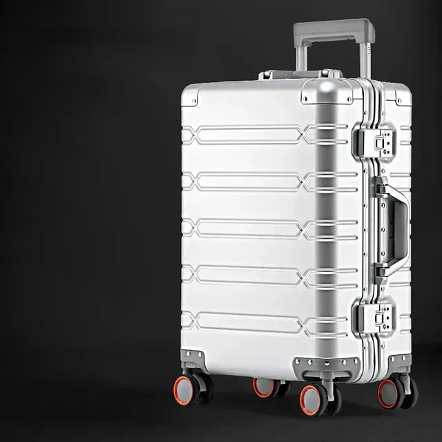Travel Bags Rolling Luggage Luggage 20‘’Carry-On Cabin Suitcase  Aluminum-magnesium Alloy Travel Suitcase