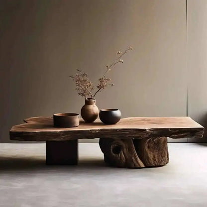 Antique Modern Coffee Table Aesthetic Wood Designer Living Room Decoration Coffee Table Unique Service Meubles Home Furniture - Kimlud
