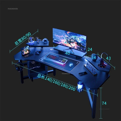 Multifunctional Dormitory Computer Desks Rental Room Bedroom Desktop Office Table Durable Home Furniture Workbench PC Desk - Kimlud