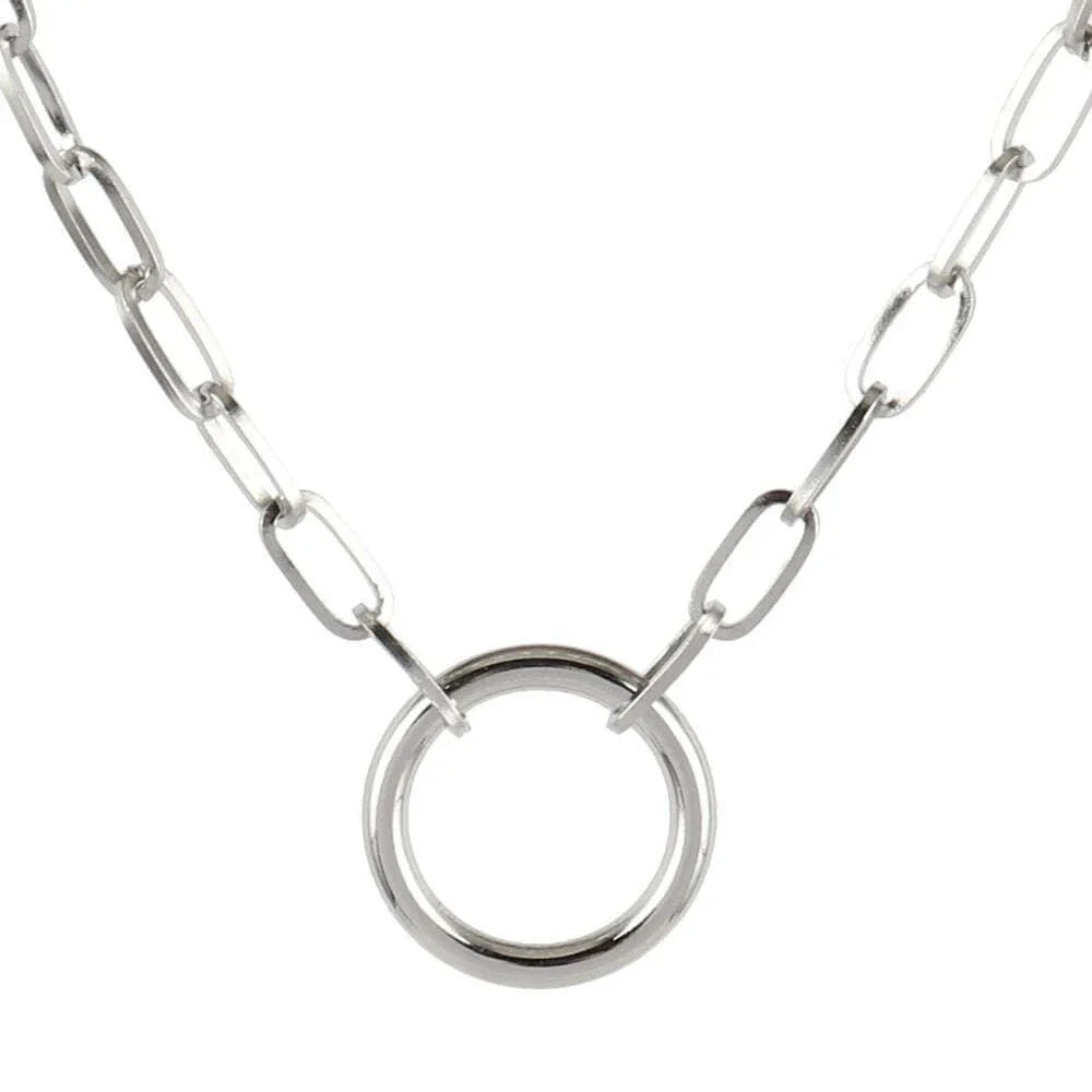 316L Stainless Steel Necklace For Women Choker Necklace Heart Clavicle Chain Necklaces Charm Heart Pendant Necklace Jewelry Gift