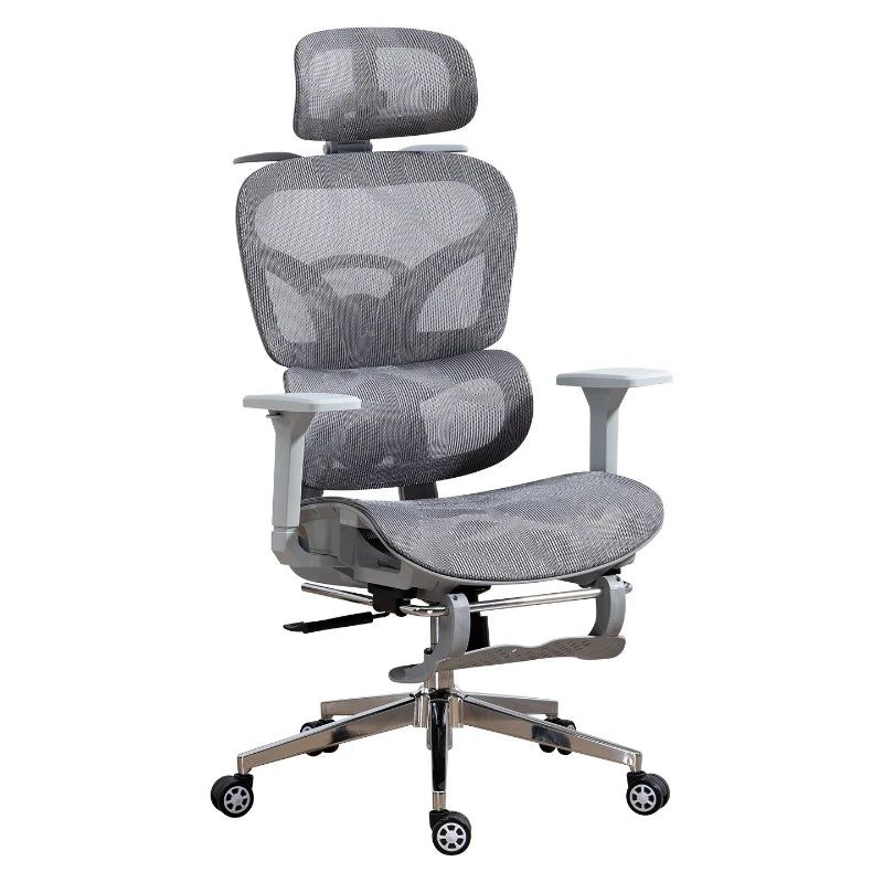 Ergonomic Office Chair High Back Mesh Swivel Adjustable Lumbar Support Headrest Recliner Computer Desk Chair Comfort Home Dorm