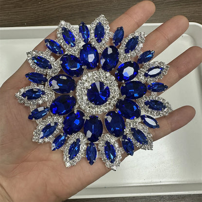 1PCS rhinestone round crystal jewelry wedding appliques for dresses | Kimlud Budget Friendly Dress