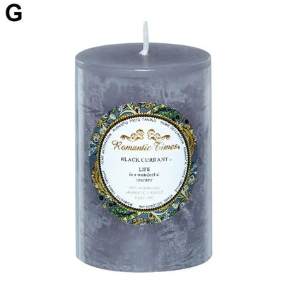 Household Smokeless Column Wax Scented Candles Church Holiday Wedding Scented Birthday Buddhist Candles Home Decoration