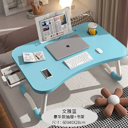 A Reading Table Lap Bed Table Modern Foldable Laptop Desk Commercial Furniture Small computer desk