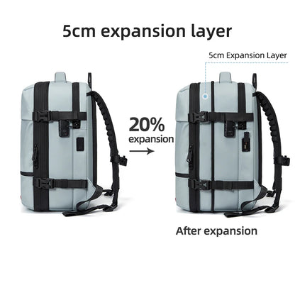 Travel Women Backpack 16 inch vacuum compression Laptop Backpack USB charging school Backpack Extended Hiking Business backpack