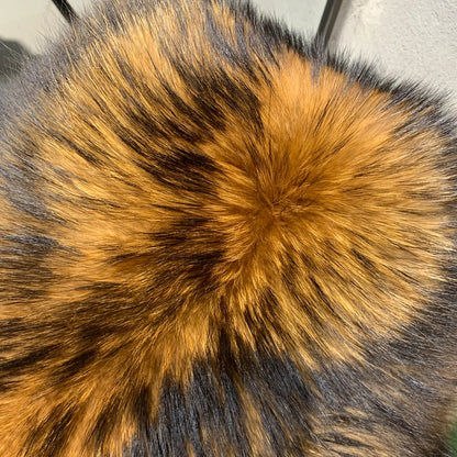 Winter Long Fur Coats Winter Female Natural Fox Fur OutWear Full Pelt Real Fox Fur Jackets with Long Sleeve