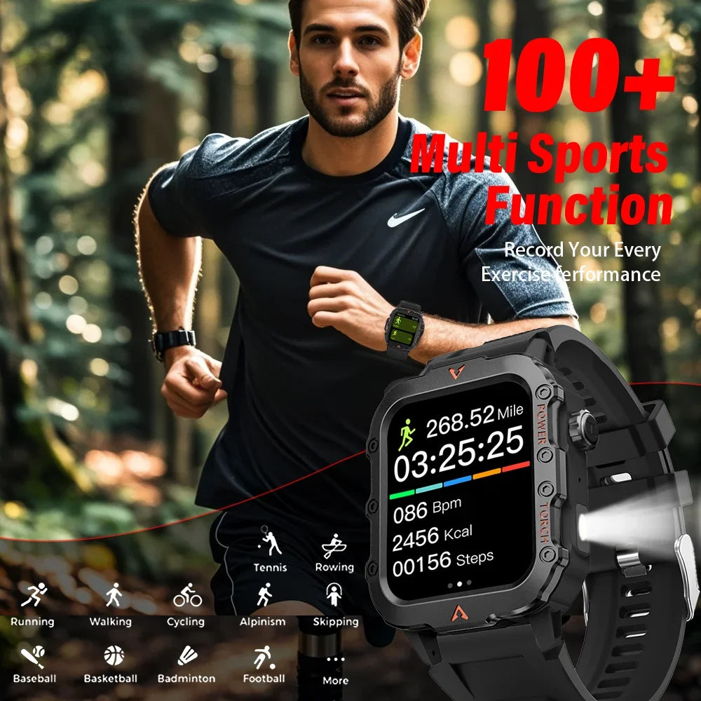 Original Men Smart Watch Bluetooth Call Fitness Clock 3ATM IP68 Swim Waterproof Sports Smartwatch for Women Xiaomi Android 2025