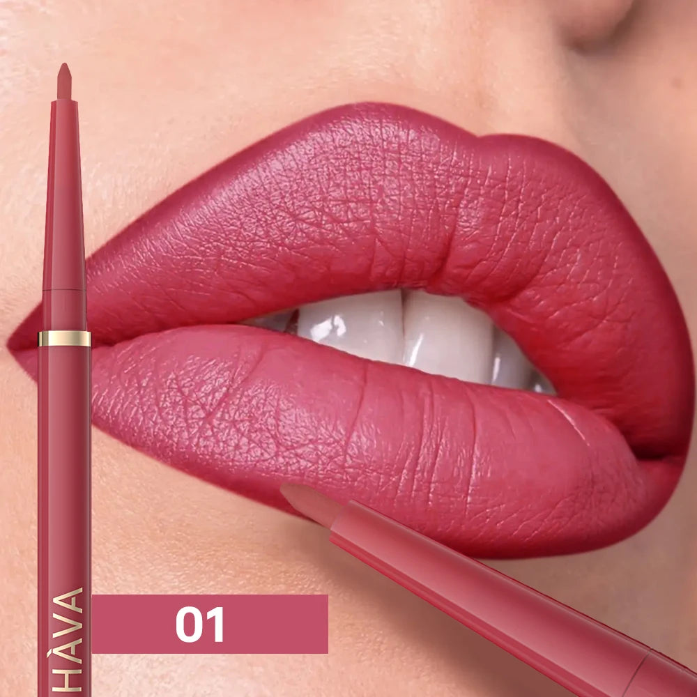 1pc Matte Lip Liner, Waterproof, Easy to Use, Beauty, Three-dimensional Lips, Long-lasting, Women'S Gift