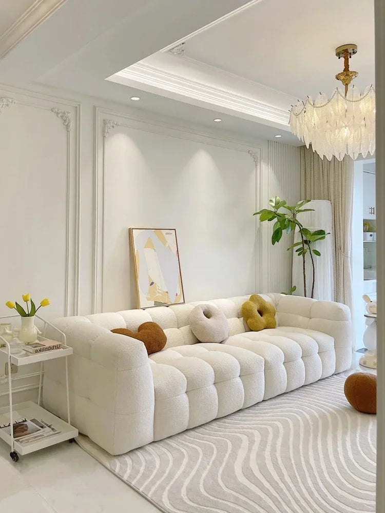 Nordic Style Modern Luxury Sofa Living Room Cozy Lounge Furniture Designer Lazy Divano Soggiorno Di Lusso Mueble Home...