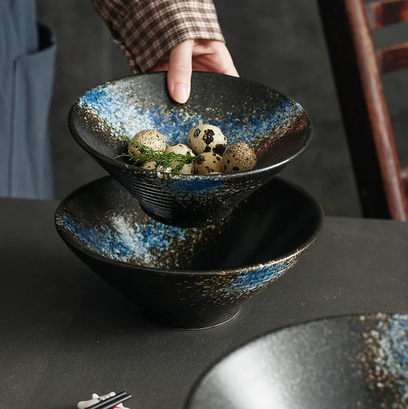 Ramen Bowl Japanese Tableware Noodle Ceramic Soup Tableware | Kimlud Premium Table