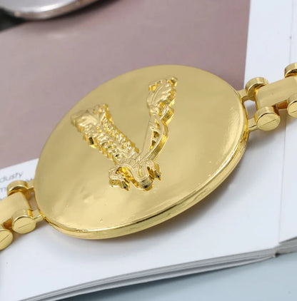 2026 New round gold color silver color alphabet belt luxury dress long waist chain  designer belt women's fashion accessories