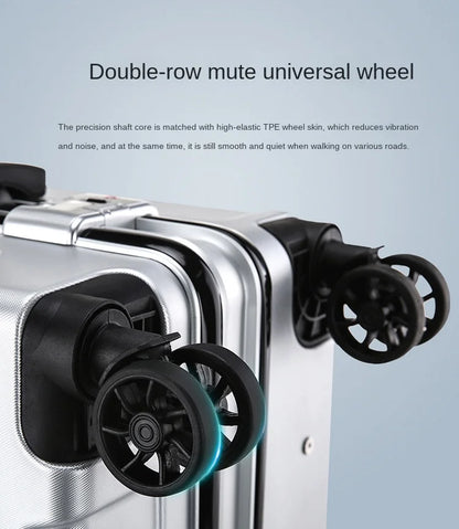20/24/28 inches Suitcase Luggage Aluminum Frame Trolley Case Universal Wheel Boarding Suitcases New Password Lock Business Trip