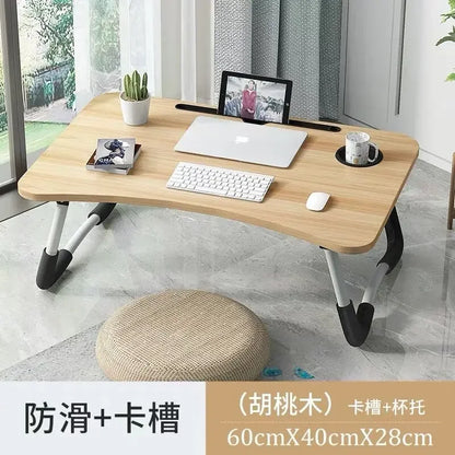 A Reading Table Lap Bed Table Modern Foldable Laptop Desk Commercial Furniture Small computer desk