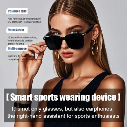 Ai Smart Glass Intelligent Sunglasses Voice Voice Assistant Wireless BT Smart Eyewear Glasses