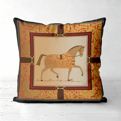 Stylish Horse Patterned Cushion Covers For Home Decor Polyester pillowcase, sofa decorative cushion cov Headboard Pillow...