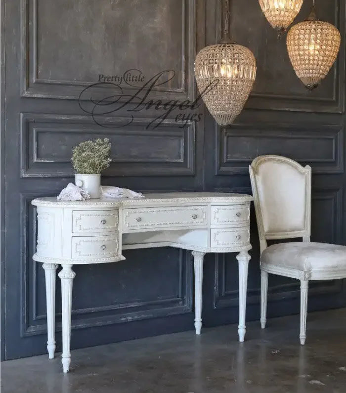 A French Fashion High-end Bedroom Vintage Wood Royal Solid Wood Dressing Table Custom Furniture | Kimlud Office Luxury Table