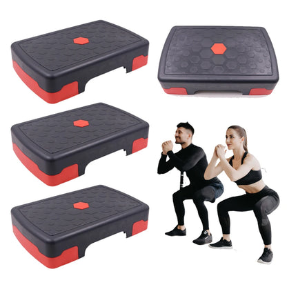 Fitness Pedal Stepper Cardio Pedal Exerciser Non-slip Stable Non-Slip Adjustable Aerobic Pedals Sturdy Fitness Aerobic Stepper