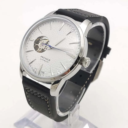 Men's Fashion Mechanical Watch NH38 Skeleton Dial Design Vintage Round Case Transparent Cover Men's Watch