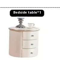 Italian Light Luxury Round Bed Cream Wind Bedroom Wedding Bed Princess Aesthetics Fashion Letto Matrimoniale Home Furniture