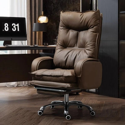 comfortable sedentary Boss chair office business ergonomic Computer chair on wheels Relax bureaustoel ergonomisch...