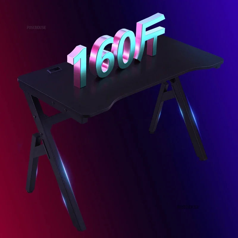 Carbon Fiber Computer Desks Desktop Home Gaming Desk Simple K-shaped Workbench Dormitory Student Study Desks Office Furniture A - Kimlud
