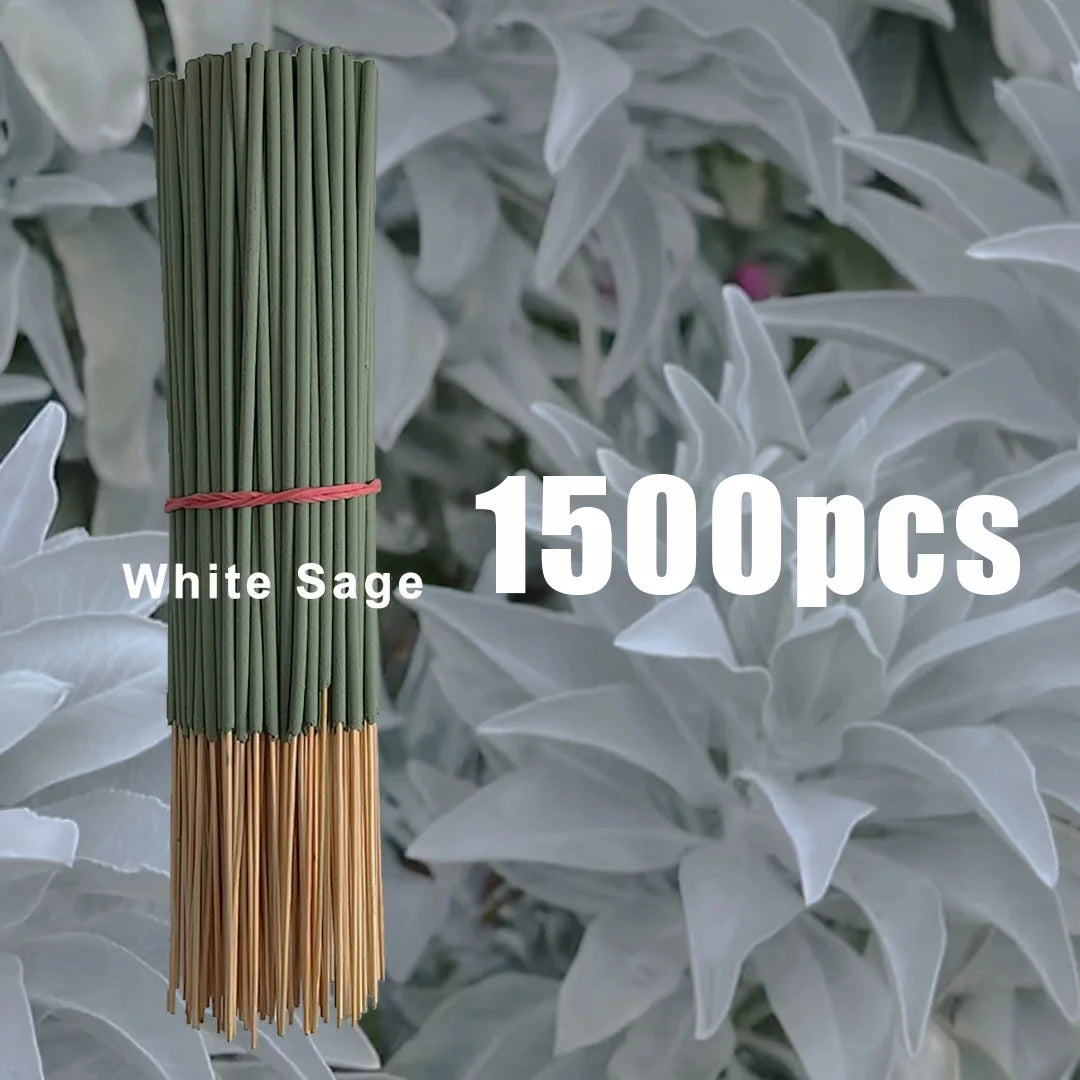 20/50 White Sage Incense Sticks, 8.66inch , Suitable for Yoga and Meditation, Purifies the Mind and Eliminates Negative Energy