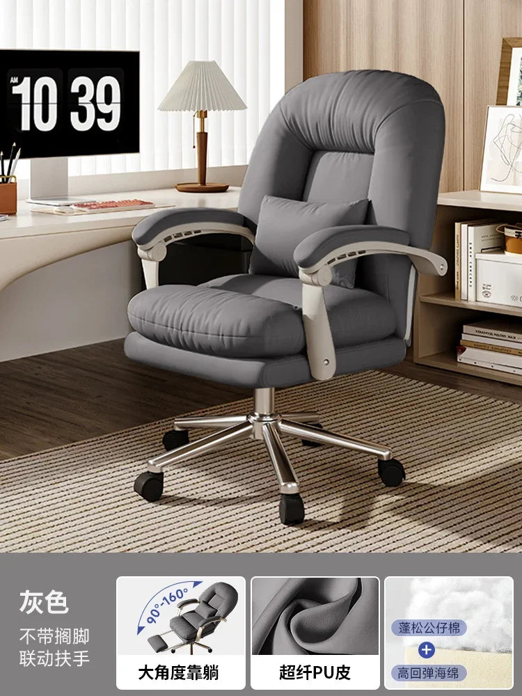 A Contemporary Comfort Synthetic Leather Boss Chair Reclining Office Chair With Sofa Design Business and Home Use - Kimlud