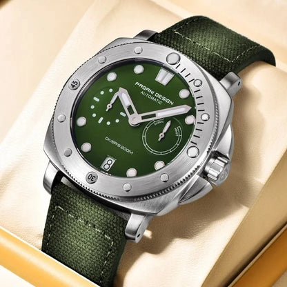 2023 PAGANI DESIGN New Men Mechanical Watch Luxury Sapphire Glass Automatic Watch 200M Waterproof Stainless Steel Watch for Men