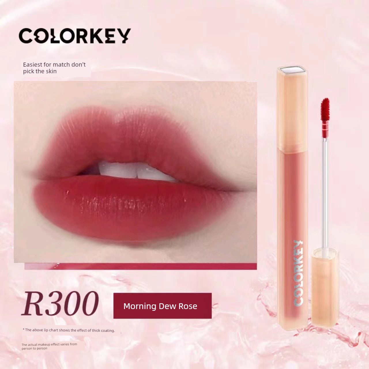 Colorkey Kelaqi Water Wave Lip Essence Lip Gloss Lip Gloss Mirror Lip Lacquer Water Light Lip Gloss Nourishing Lipstick