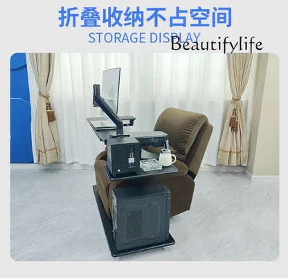 Computer desk bed notebook desktop computer desk bedside table lifting table lazy table cockpit suspension bracket - Kimlud