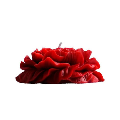 Low Temperature Candle Wax Peony Rose Heart Candle 42 Degrees To 48 Degrees